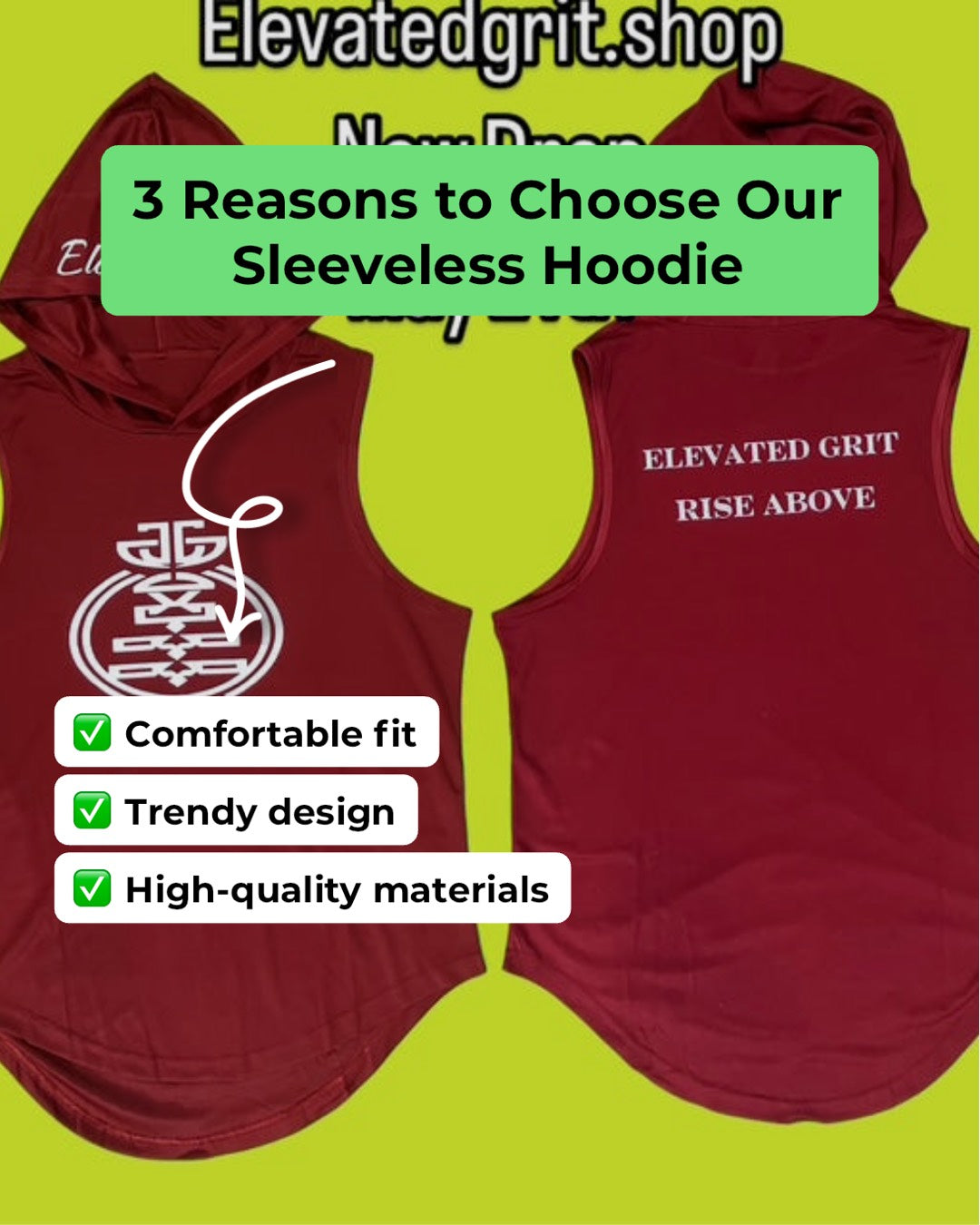 Sleeveless Hoodie